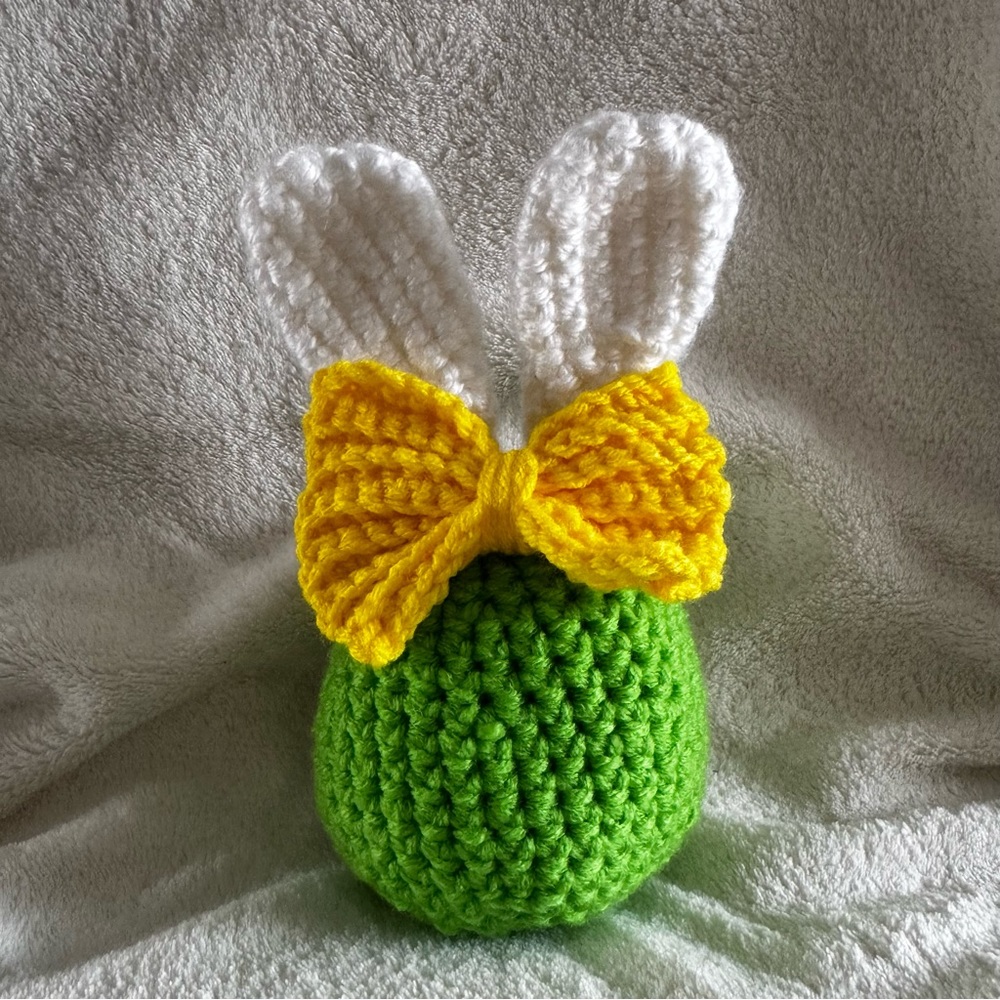 Hand crafted Stuffed Egg with a Bow